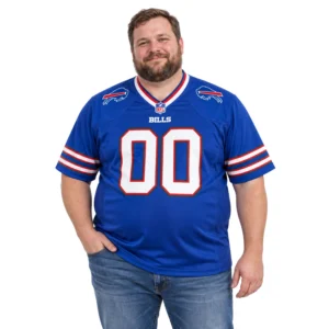 Buffalo Bills Blue Jersey Custom Bold Royal Game Style