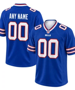 Buffalo Bills Custom Jersey Remarkable Royal Blue Game Style
