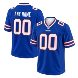 Buffalo Bills Custom Jersey Remarkable Royal Blue Game Style