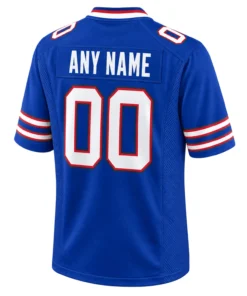 Buffalo Bills Custom Jersey Remarkable Royal Blue Game Style