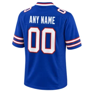 Buffalo Bills Custom Jersey Remarkable Royal Blue Game Style
