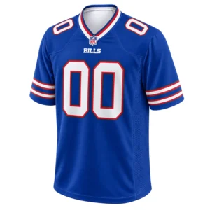 Buffalo Bills Custom Jersey Remarkable Royal Blue Game Style