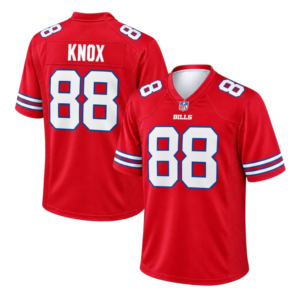 Buffalo Bills Dawson Knox Red Jersey Powerful Football Wear