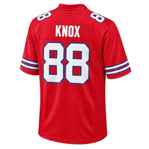 Buffalo Bills Dawson Knox Red Jersey Powerful Football Wear