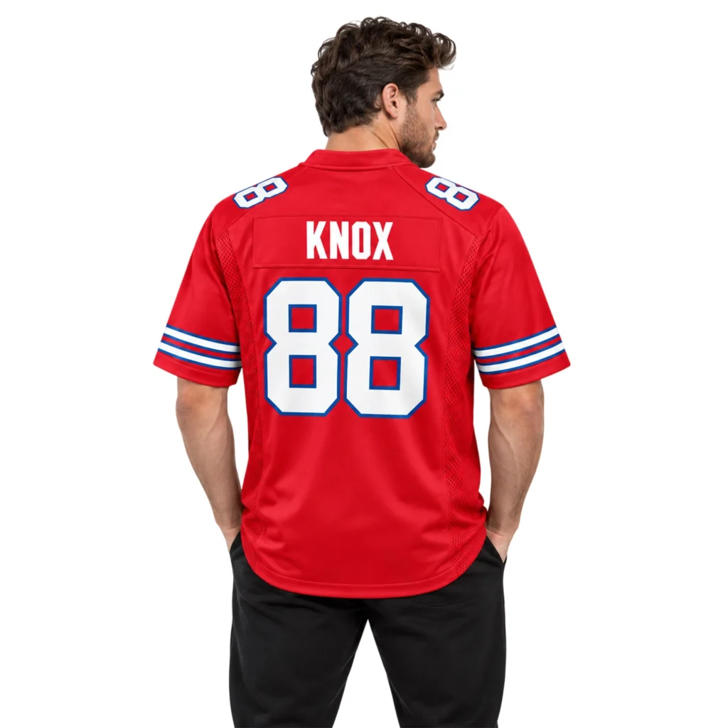 Buffalo Bills Dawson Knox Red Jersey Powerful Football Wear