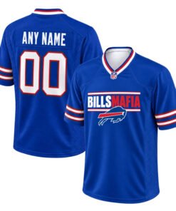 Buffalo Bills Football Jersey Bold Big Size Mafia Style