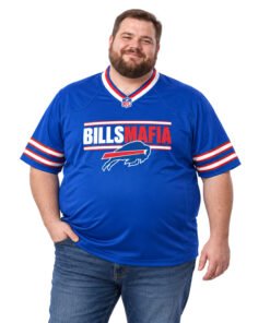 Buffalo Bills Football Jersey Bold Big Size Mafia Style