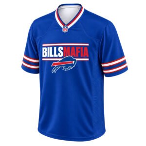 Buffalo Bills Football Jersey Bold Big Size Mafia Style