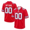 Buffalo Bills Football Jersey Custom Exclusive Red Look