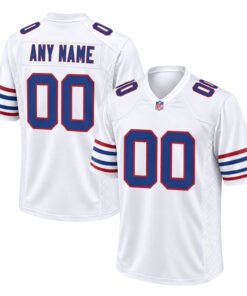 Buffalo Bills Football Mom Jersey Powerful White Custom Style