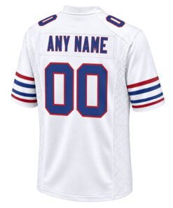 Buffalo Bills Football Mom Jersey Powerful White Custom Style