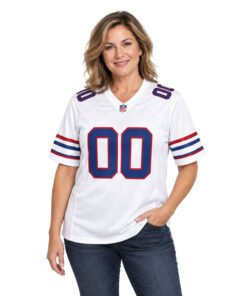 Buffalo Bills Football Mom Jersey Powerful White Custom Style