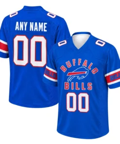 Buffalo Bills Game Jersey Custom Brilliant Blue 2026 Design