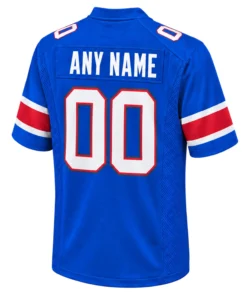 Buffalo Bills Game Jersey Custom Brilliant Blue 2026 Design