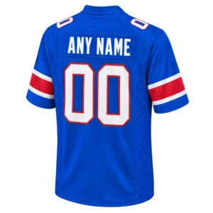 Buffalo Bills Game Jersey Custom Brilliant Blue 2026 Design