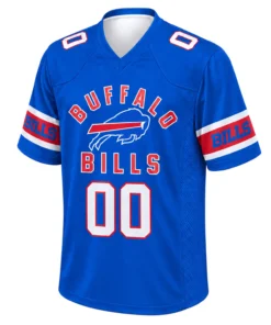 Buffalo Bills Game Jersey Custom Brilliant Blue 2026 Design