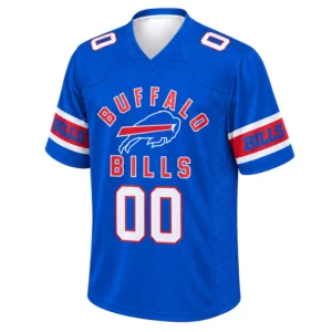Buffalo Bills Game Jersey Custom Brilliant Blue 2026 Design