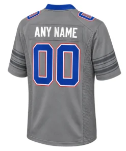 Buffalo Bills Gray Jersey Custom Bold Nickel City Game Jersey