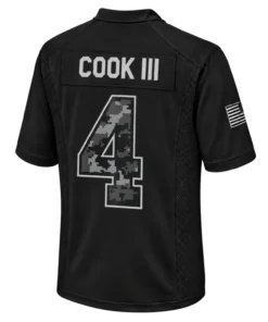 Buffalo Bills James Cook III Jersey Bold Black 2026 Salute