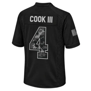 Buffalo Bills James Cook III Jersey Bold Black 2026 Salute