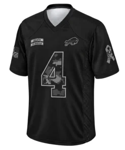 Buffalo Bills James Cook III Jersey Bold Black 2026 Salute