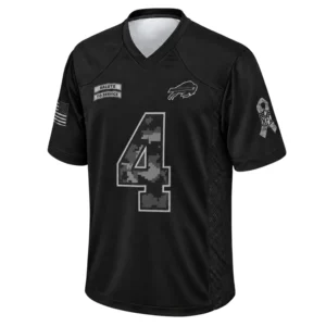 Buffalo Bills James Cook III Jersey Bold Black 2026 Salute