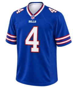 Buffalo Bills James Cook III Royal Jersey Vibrant Game Style