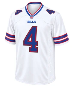 Buffalo Bills James Cook III White Jersey Brilliant Look