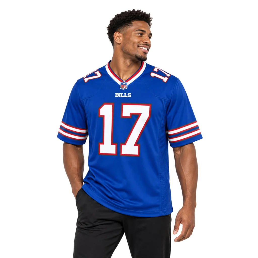 Buffalo Bills Josh Allen Blue Jersey Vibrant Royal Style