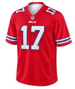 Buffalo Bills Josh Allen Red Jersey Stunning Player Style