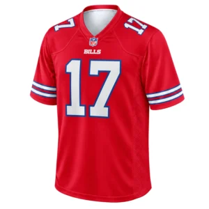 Buffalo Bills Josh Allen Red Jersey Stunning Player Style