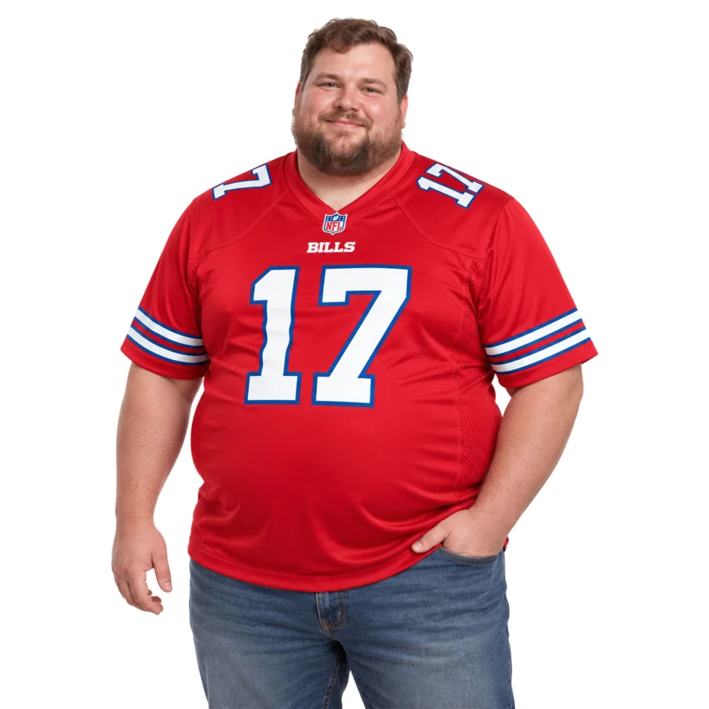 Buffalo Bills Josh Allen Red Jersey Stunning Player Style