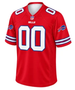 Buffalo Bills Red Custom Jersey Vibrant Classic Look