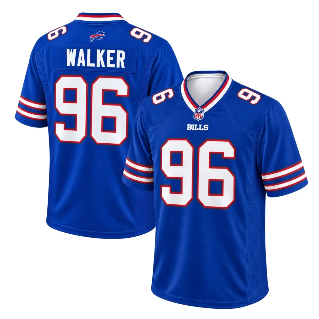 Buffalo Bills Walker Blue Jersey Powerful Player Look