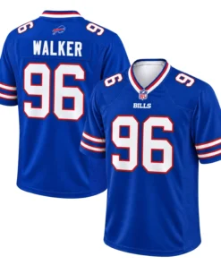 Buffalo Bills Walker Blue Jersey Powerful Player Look