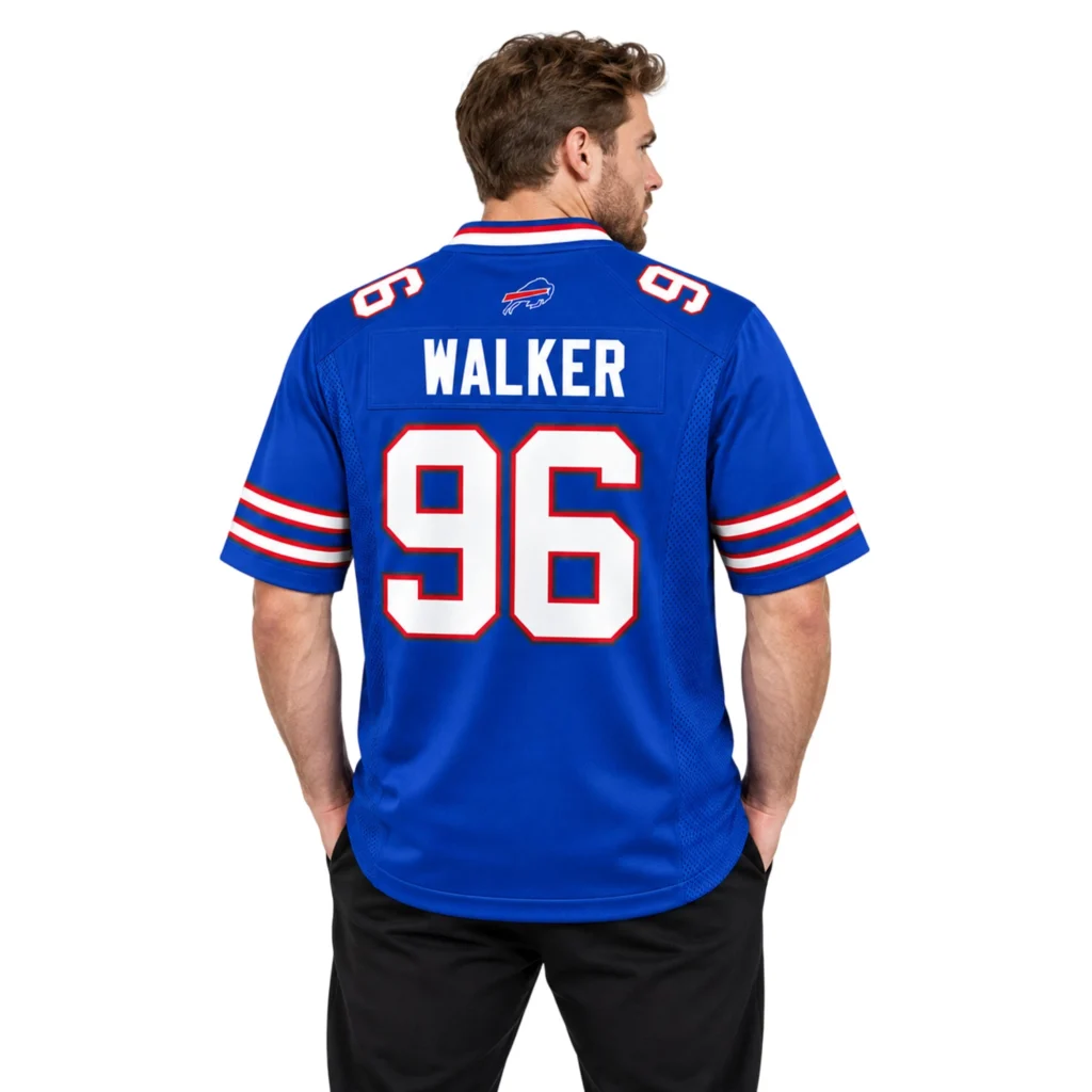 Buffalo Bills Walker Blue Jersey Powerful Player Look
