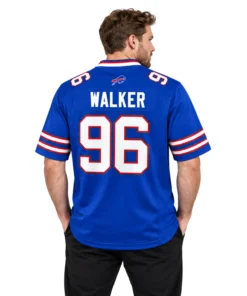 Buffalo Bills Walker Blue Jersey Powerful Player Look