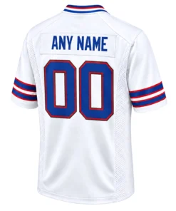 Buffalo Bills White Jersey Custom Adorable Snoopy Design