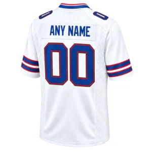Buffalo Football Jersey Custom Exclusive White Design