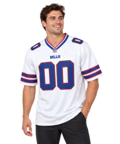 Buffalo Football Jersey Custom Exclusive White Design