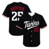 Byron Buxton Black Twins Jersey Outstanding MLB Style