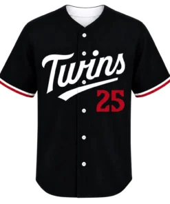 Byron Buxton Black Twins Jersey Outstanding MLB Style