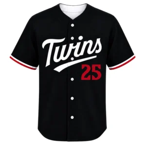 Byron Buxton Black Twins Jersey Outstanding MLB Style