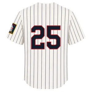 Byron Buxton Twins Jersey Bold Cream Retro Pinstripe 2026