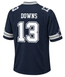 Caleb Downs Cowboys Navy Jersey Vibrant Game Day Style