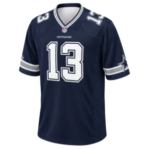 Caleb Downs Cowboys Navy Jersey Vibrant Game Day Style