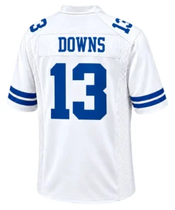 Caleb Downs Cowboys White Jersey Popular NFL Game Day Style