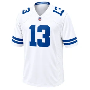 Caleb Downs Cowboys White Jersey Popular NFL Game Day Style