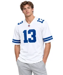 Caleb Downs Cowboys White Jersey Popular NFL Game Day Style