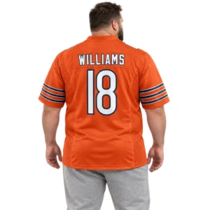 Caleb Williams Bears Jersey Orange Vibrant NFL Fan Gear